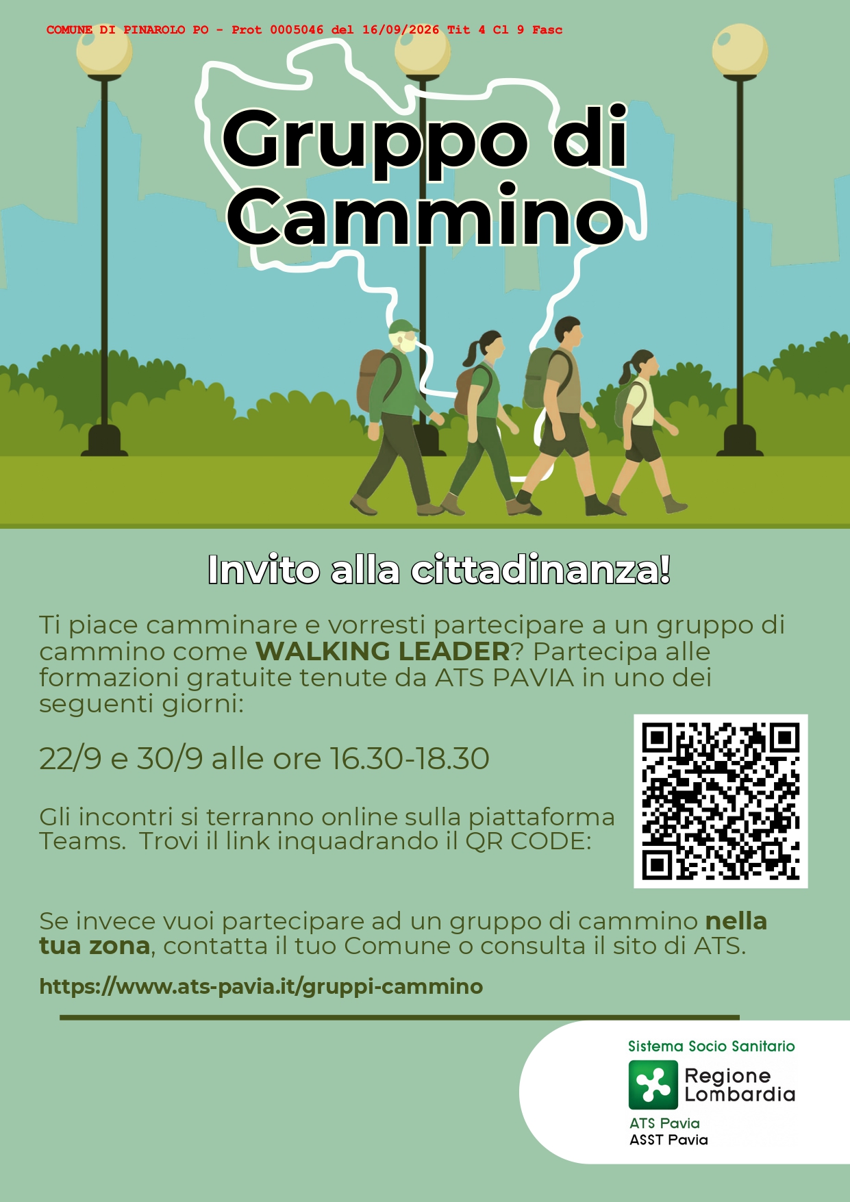 Locandina Gruppo di Cammino